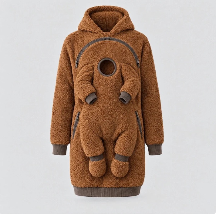 Caramel brown CuddleHood