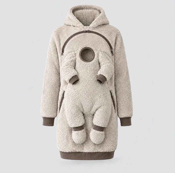 Cream CuddleHood product view